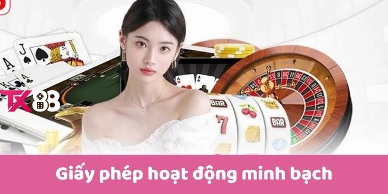 Giấy phép hoạt động minh bạch