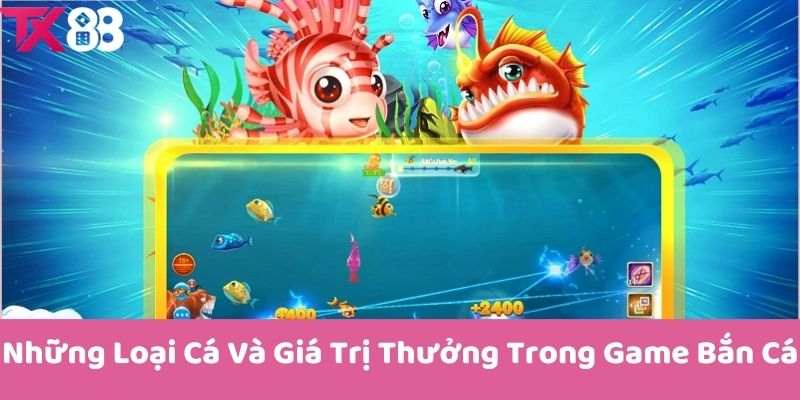 Những Loại Cá Và Giá Trị Thưởng Trong Game Bắn Cá